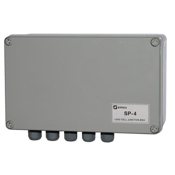Simex SP-4 | Klemmenkast voor 2 tot 4 loadcellen | Geschikt voor 4 of 6 draads loadcellen
